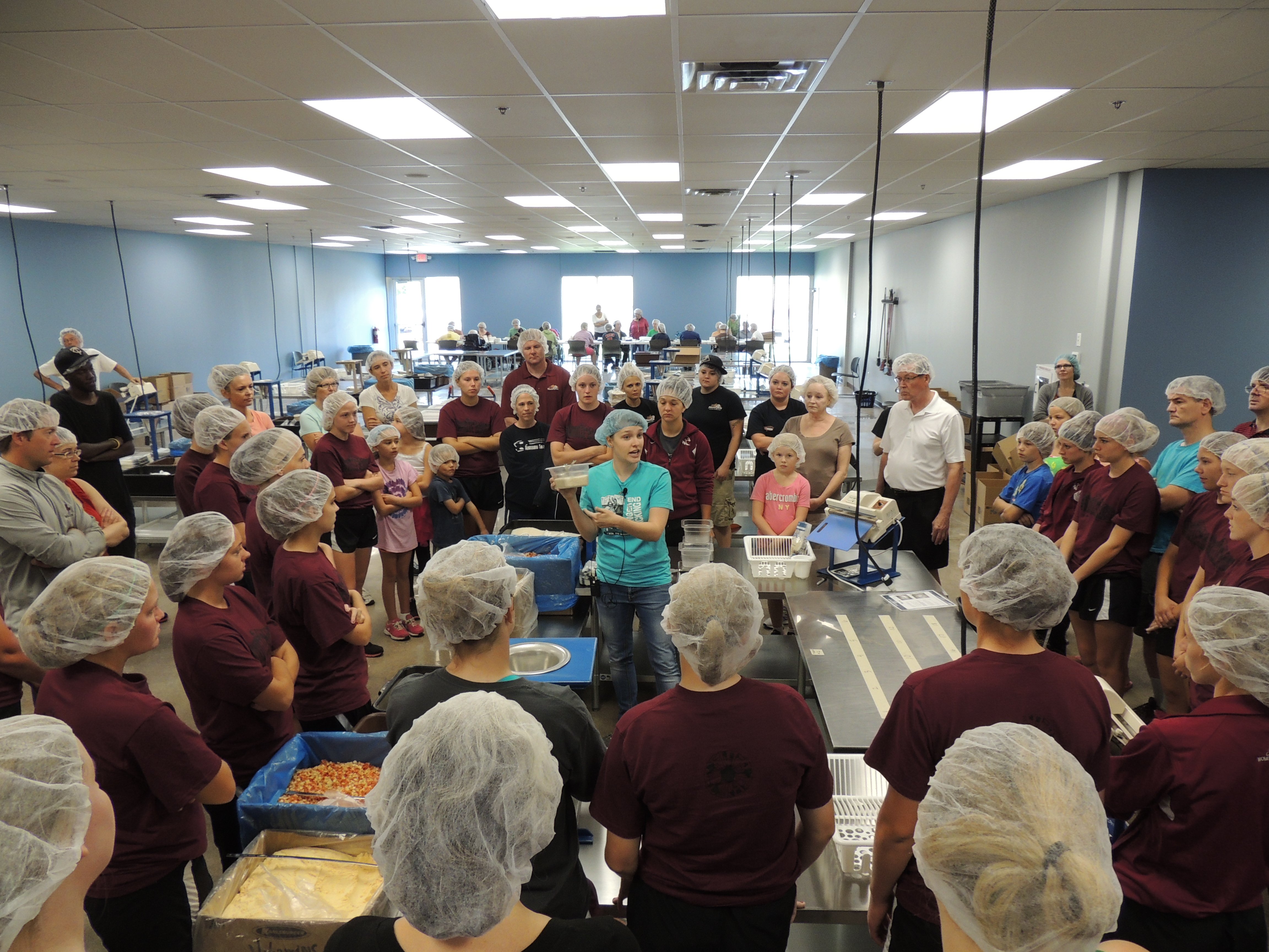 Volunteers packing at Chanhassen