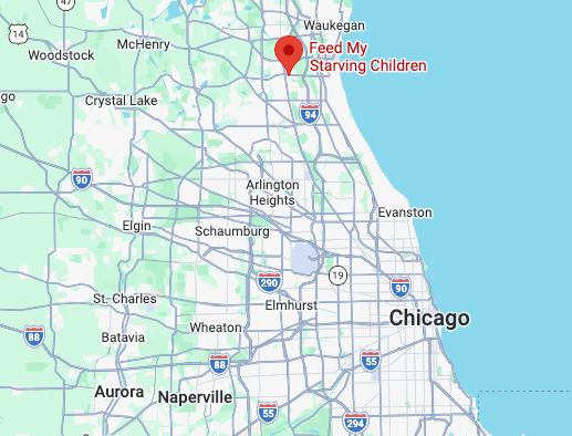 Libertyville Map location
