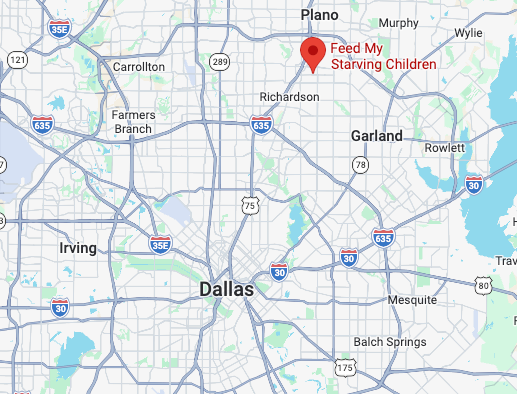 Richardson Map location