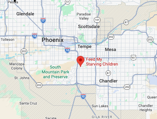 Tempe Map location